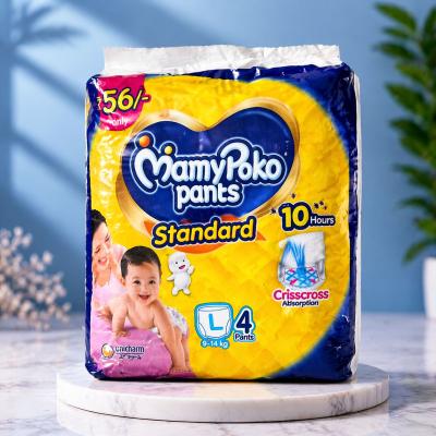 MamyPoko Pants Standard Diapers (L Size | 4 Pants | 9–14 kg |